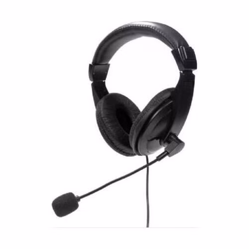 PLATINET FIESTA HEADSET STEREO WITH MIC USB-A DIGITAL BLACK