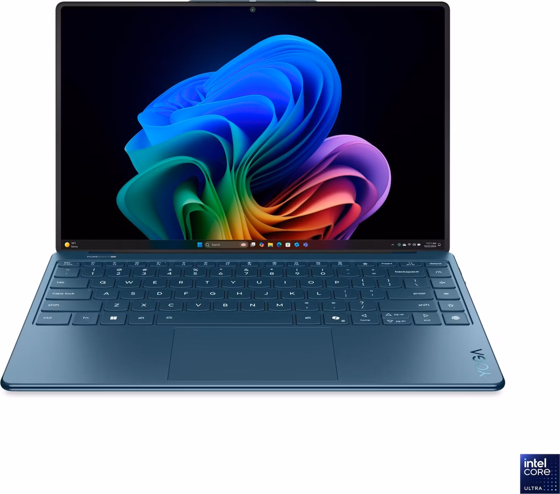 Lenovo Yoga Slim 9/14ILL10/U7-258V/14"/4K/T/32GB/1TB/Intel int/W11H/Tidal Teal/3R On-Site