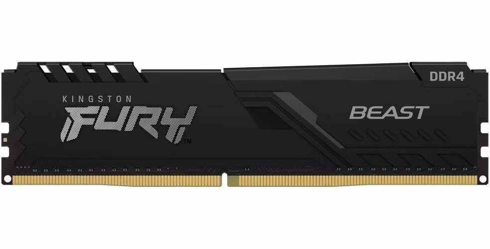 BAZAR - KINGSTON DIMM DDR4 64GB (Kit of 2) 3200MT/s CL16 FURY Beast Černá - Rozbaleno (Komplet)