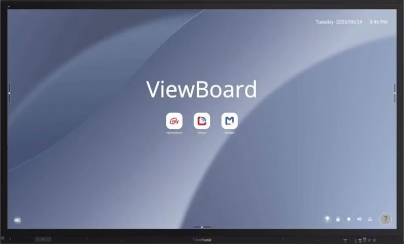 ViewSonic Flat Touch Display IFP7563-1C/75" 4K UHD,50 multi-point PCAP,9H,450nits, 16G RAM/128G,HDMI,DP,USB,RJ45, RS232