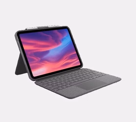 Logitech® Combo Touch for iPad (10th gen) - OXFORD GREY - SK/CZ