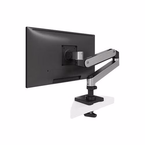 ERGOTRON LX Pro Desk Monitor Arm, Grommet Mount, stolní rameno do otvoru desky stolu, monitor, leštěný hliník