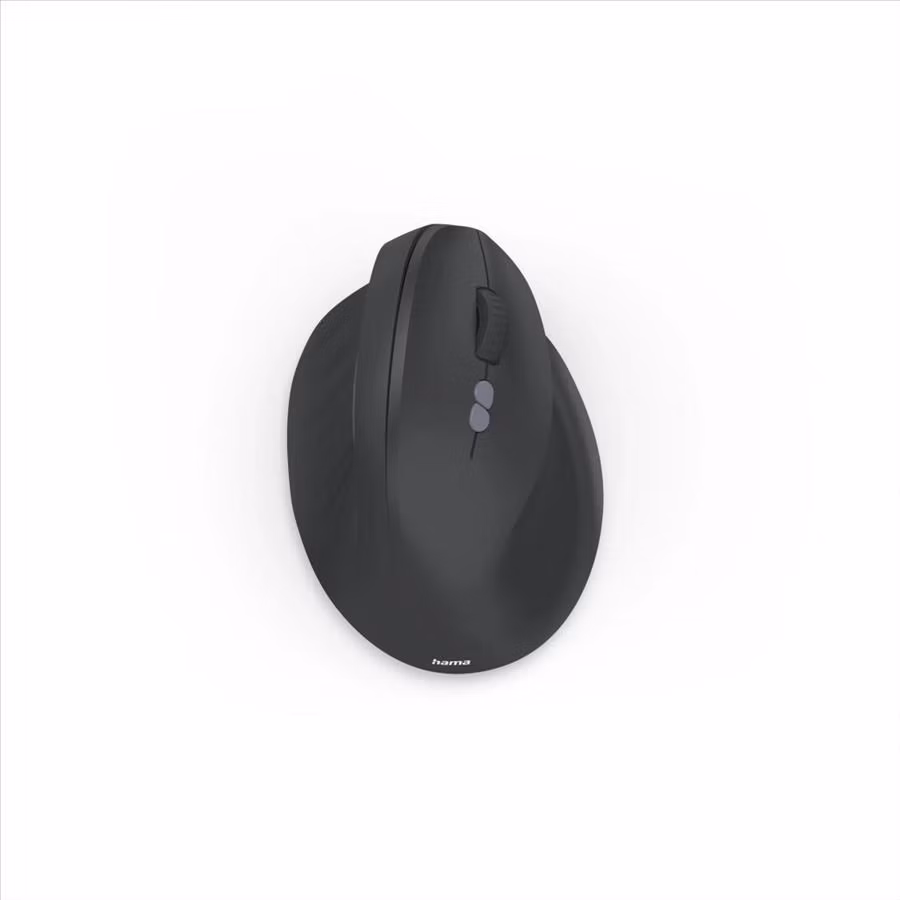 Hama vertikálna ergonomická bezdrôtová myš EWM-600R, pre pravákov, nabíjacia, čierna