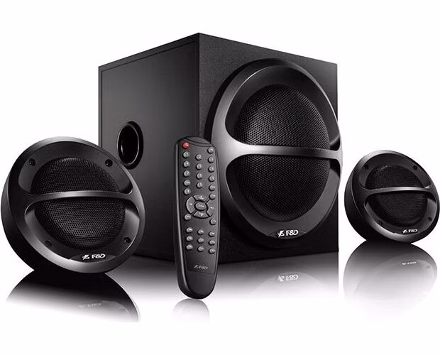 FENDA F&amp;D repro A111X/ 2.1/ 35W/ černé/ BT4.0/ FM rádio/ USB přehrávání/ dálkové ovládání