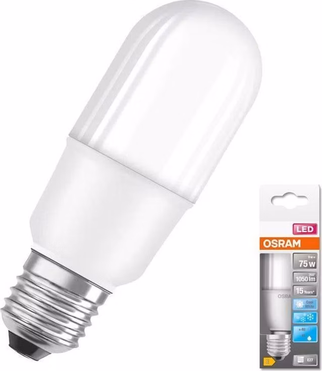 OSRAM LED STAR E27 9W/840 LEDSTICK75W  studená