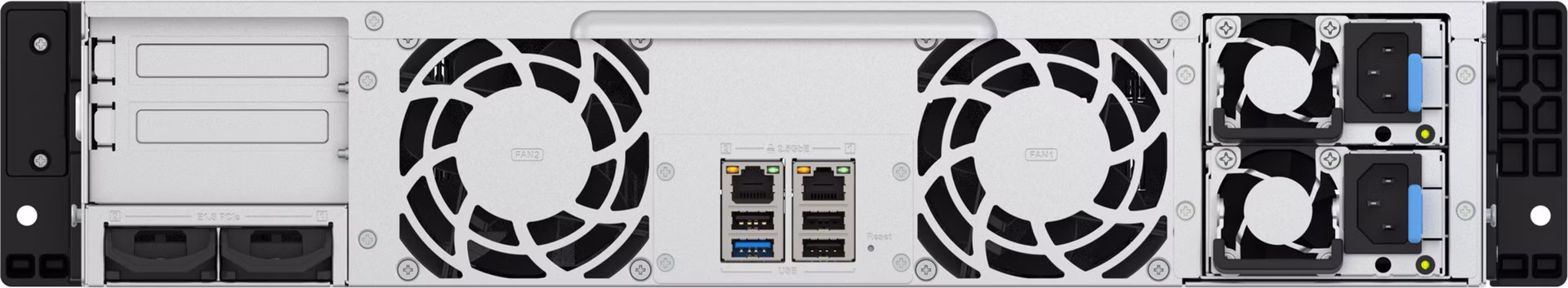 QNAP TS-h1465U-RP-8G (Intel 4core, ZFS, 8GB DDR5 RAM, 12x SATA + 2x E1.S, 1x PCIe, 2x 2,5GbE)