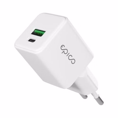iStores by Epico Ultraboost GaN 20W sieťový adaptér EA20 - biela
