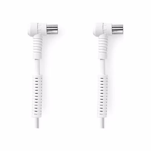 Nedis CSGL40120WT30- Koaxiální Kabel 120 dB | IEC (Koax) Zástrčka - IEC (Koax) Zásuvka | 3 m | Bílá