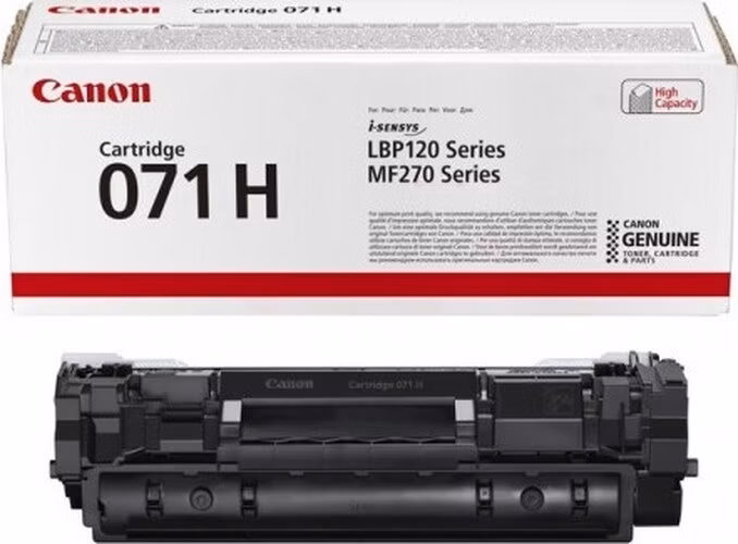 Canon originální toner 071H black pro MF272dw, 275dw, LBP122dw (2500 str.)