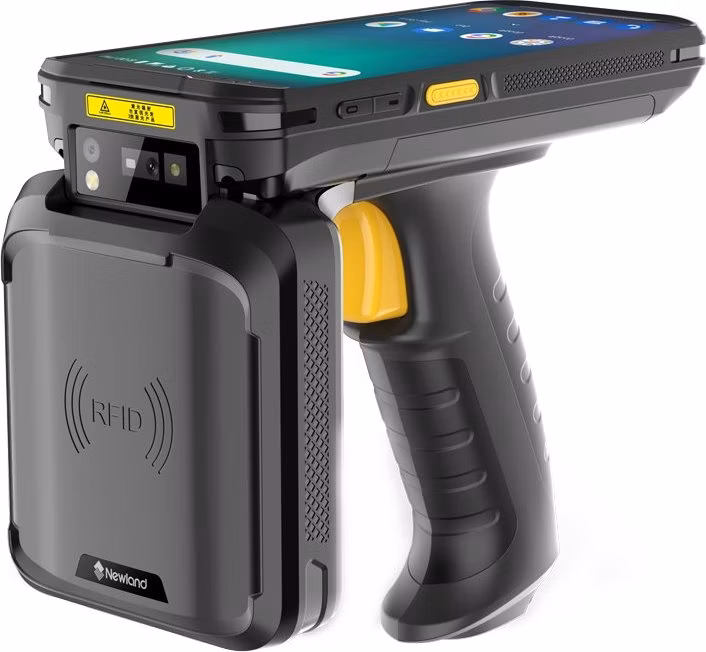 Newland MT93 Pro UHF / Android 13 (AER) / 2D / 14 cm (5,5'') / GPS / Gun / RFID / USB-C / BT / Wi-Fi / Android / kit / R