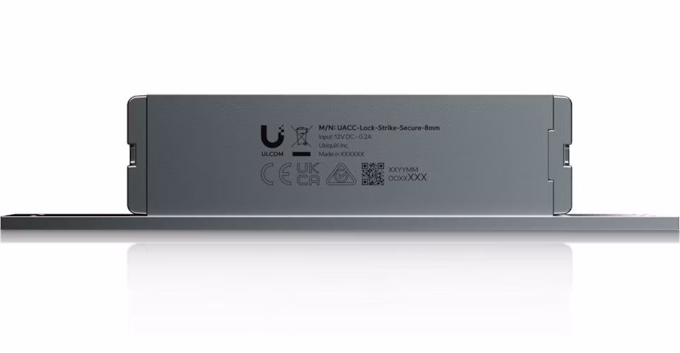 ROZBALENÉ - Ubiquiti UniFi Access Fail-Secure Strike Lock - Elektrický zámek pro UniFi Access hub, 8mm, Fail-Secure, 12V ...