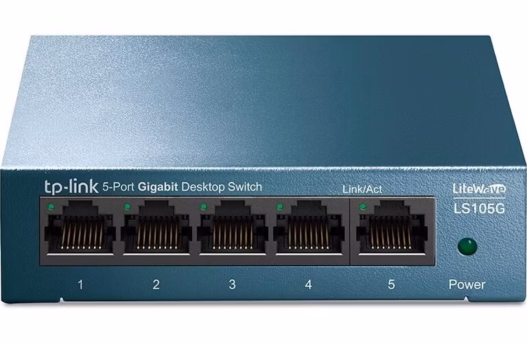TP-Link LiteWave switch LS105G v4.4 (P/N:1700000498) (5xGbE, fanless)
