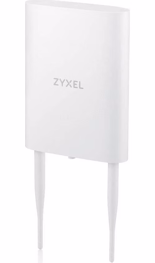 ZYXEL NWA55BE BE5100, 2x2 MU-MIMO, Smart Mesh, Outdoor IP55, PoE+ (802.3at), Standalone/Nebula Cloud Mng Inclued adapter
