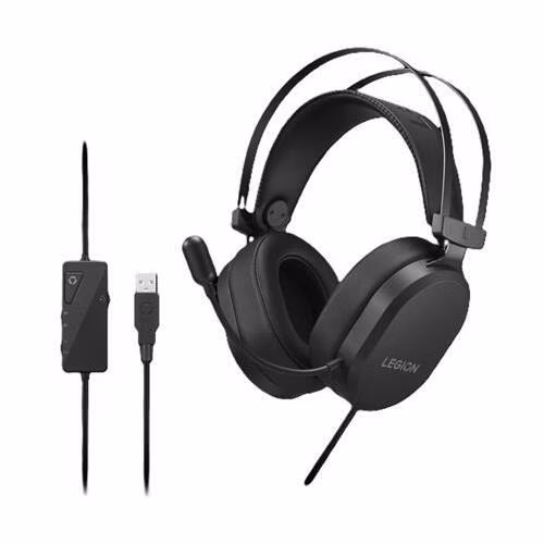 Lenovo Legion H320 7.1 Surround Sound Gaming Headset (Eclipse Black)