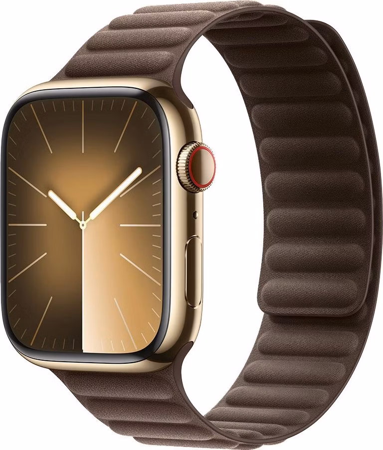 Devia remienok Deluxe Magnetic Fiber Watch Band 44/45/46mm - Taupe