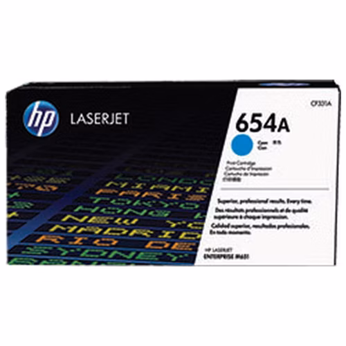 HP toner 654A/Cyan/15 000 stran