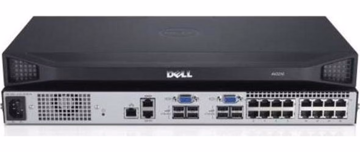 Dell DAV2216-G01 16-port analog, upgradeable to digitalKVM switch: 2 local users, 1 power supply