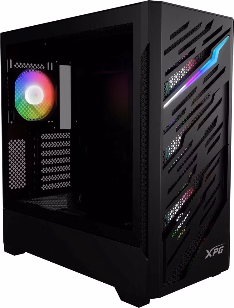 BAZAR - ADATA XPG case STARKER AIR BTF Mid-Tower, bez zdroje, 4x 120mm ARGB, Černá - Poškozený obal (Komplet)