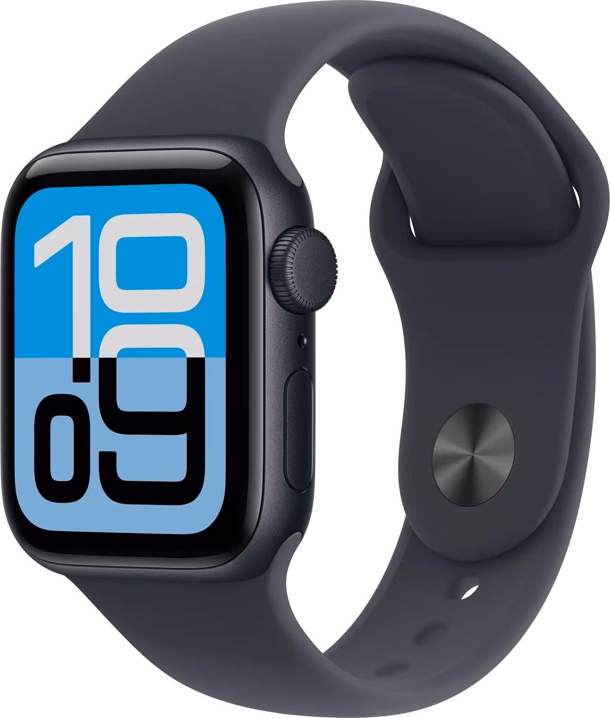 Apple Watch SE 3 GPS 40mm Polnočný hliník s polnočným športovým remienkom - M/L