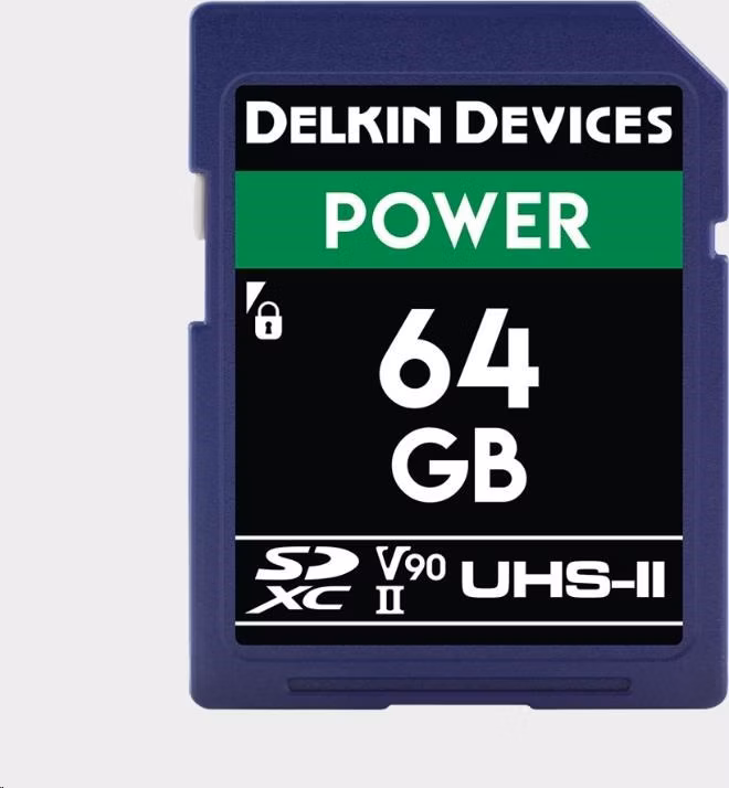 Delkin SD Power 2000X UHS-II U3 (V90) R300/W250 64GB