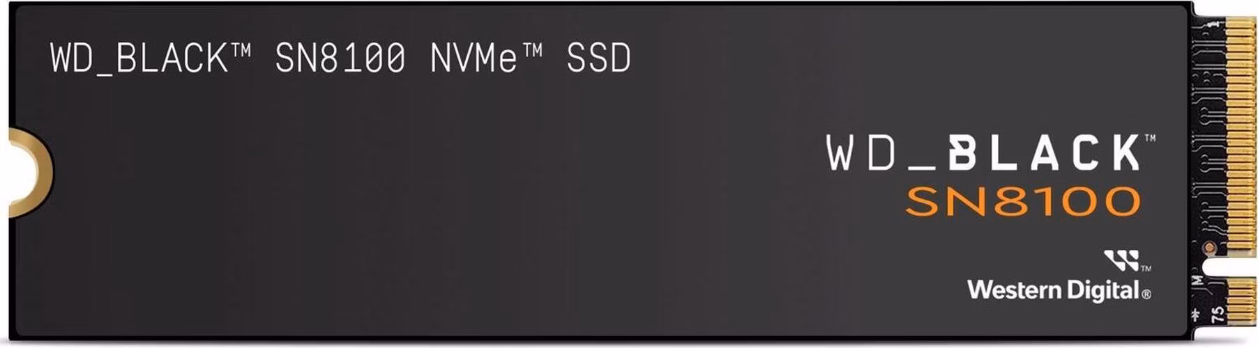 WD BLACK SSD NVMe M.2 2TB PCIe SN8100, PCIe Gen5, (R:14900, W:14000MB/s)