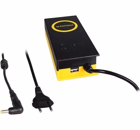 PATONA napájecí adaptér k ntb/ 19V/4,7A 90W/ konektor 5,5x3mm/ + výstup USB/ délka kabelu 2,4 m