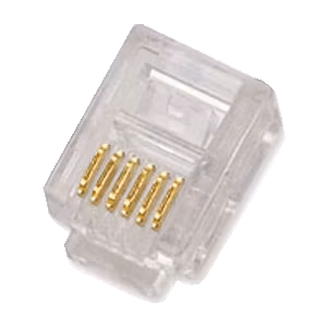 DATACOM Plug UTP CAT3 6p6c- RJ12 lanko - 100 pack