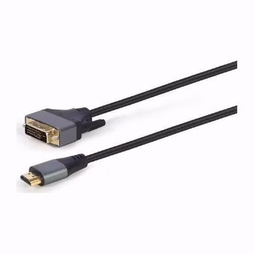Gembird kábel HDMI (AM) na DVI (M), 4K, Premium Series, 1.8 m, čierny