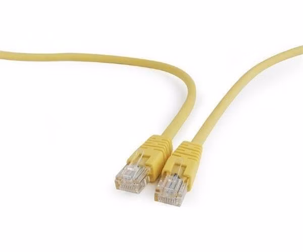 Gembird patch kábel CAT5e, UTP, 0.5 m, žltý