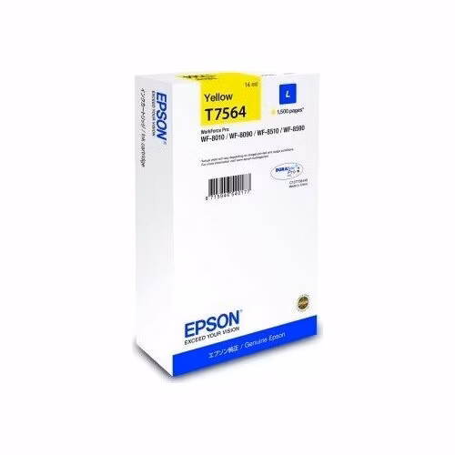 EPSON cartridge T7564 yellow (WF-8xxx)