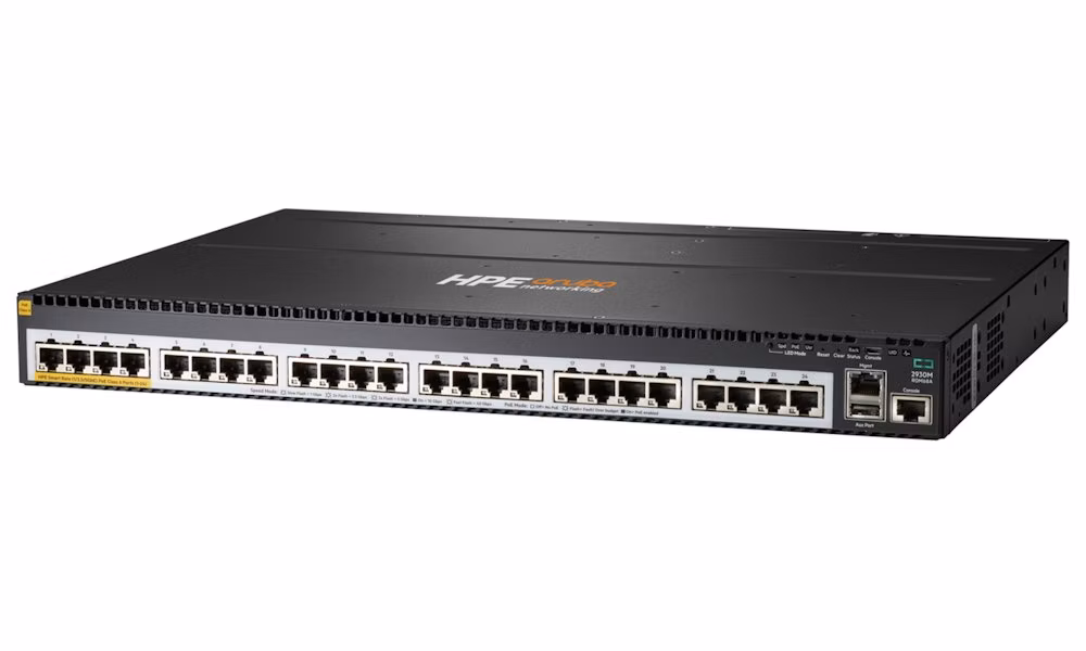 HPE Aruba Networking 2930M 24SR PoE Class 6 1s Switch