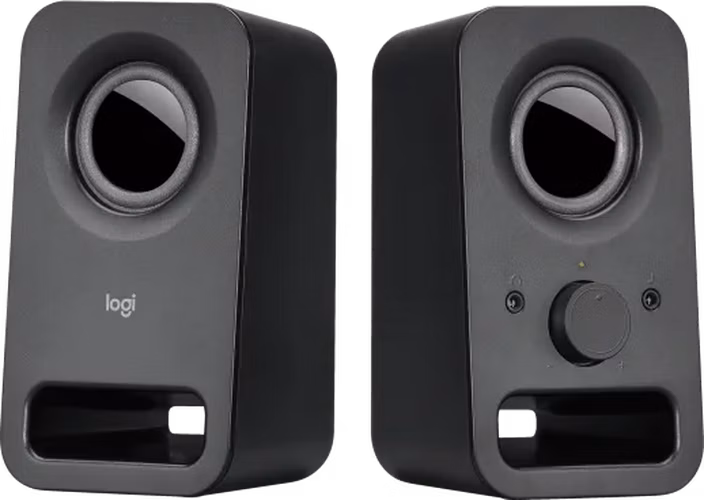 Logitech repro Z150 Multimedia Speakers/ 2.0/ 3W/ 3.5mm jack/ Midnight black-černý
