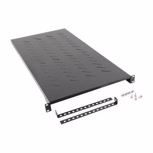 LANBERG 19" PEVNÁ POLICE 1200 MM ČERNÁ (1U/483X910 MM MAX. NOSNOST DO 25 KG, 4BODOVÁ MONTÁŽ)