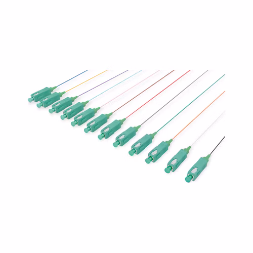 DIGITUS Professional colored pigtails, SC (APC) OS2 09/125 µ, Simplex