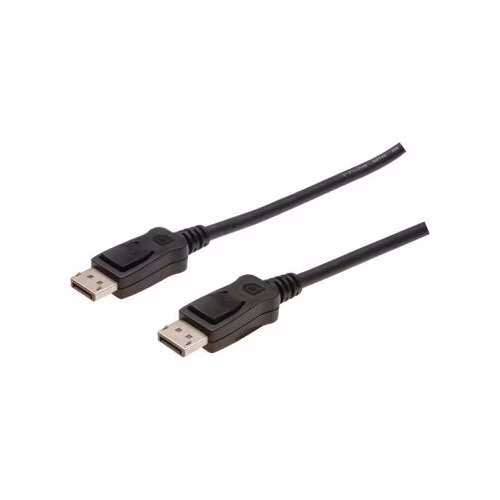 Digitus Připojovací kabel DisplayPort, DP M/M, 10,0 m, s blokováním Full HD 1080p, bl