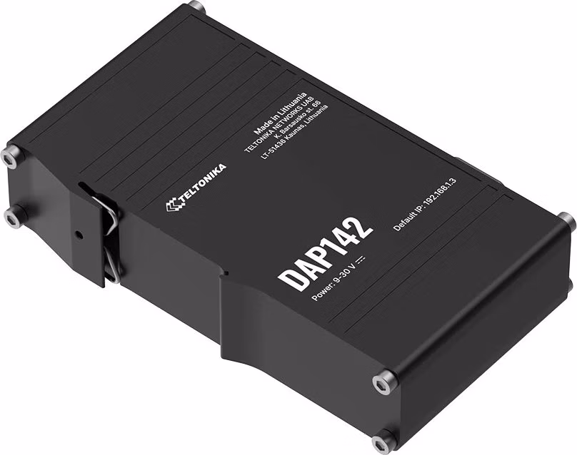 Teltonika DAP142 průmyslový bezdrátový Acces point, RS232, WiFi 4, Mesh (802.11s), 2x RJ45