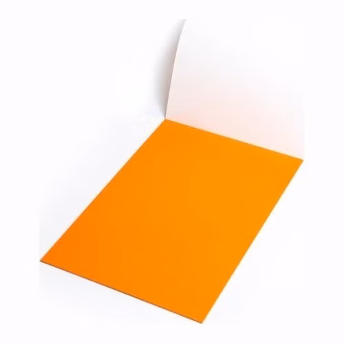 SYMBIO elektrostatické popisovatelné fólie Symbioflipcharts/ 500x700 mm/ oranžové/ 25 pack