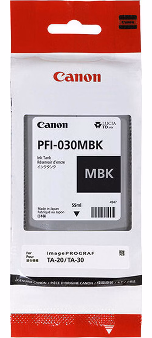 Canon CARTRIDGE PFI-030 MBK matná černá pro imagePROGRAF TM-240 a TM-340