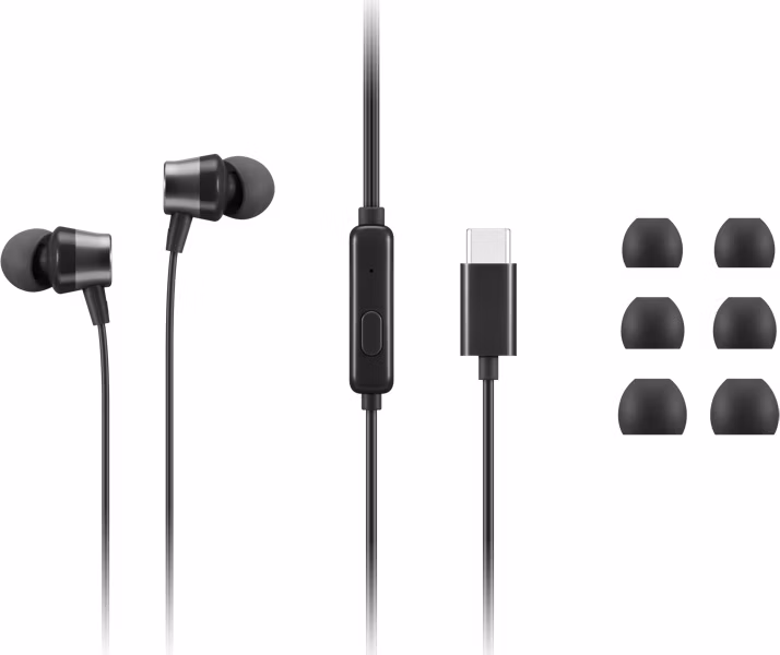 Lenovo USB-C Wired In-Ear Headphones