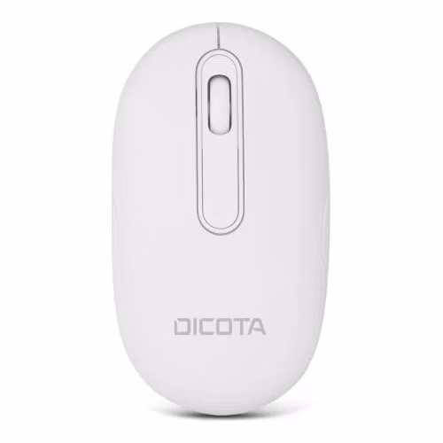 Dicota DESKTOP/Kancelářská/Optická/1 600 DPI/USB+BT/Bílá