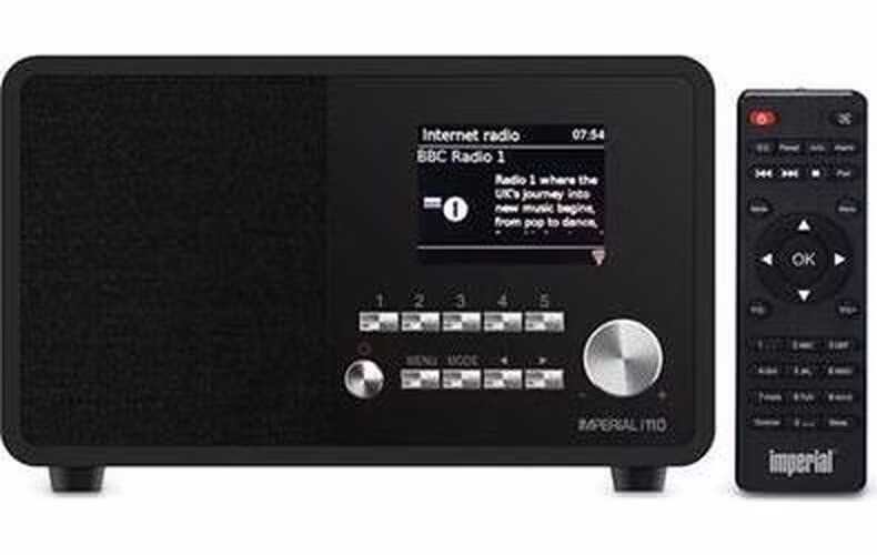 Nedis 22-321-00 - Imperial i110 (V2) Wi-Fi internetové rádio s funkcí přehrávače médií a Bluetooth® - černé