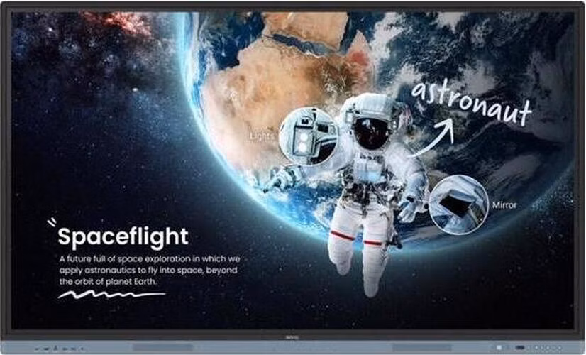 BenQ LCD RM8604 86" IPS Touch/3840 × 2160/1200:1/8ms/400 nits/3xHDMI/VGA/DP/repro*Android 13.0