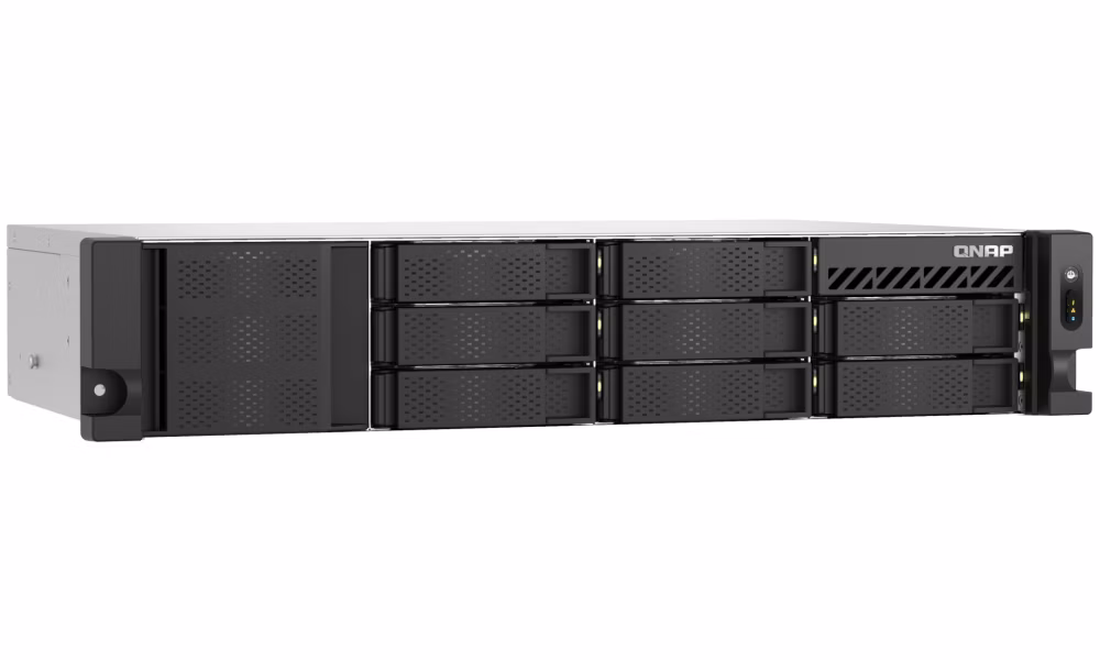 QNAP TS-855eU-8G   8x SATA, 8GB RAM, 2x 2,5GbE, 2x M.2 NVMe, 2x PCIe, malá hloubka