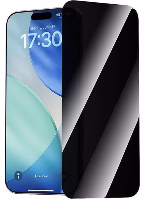 Devia ochranné sklo Van Series Privacy pre iPhone Air - Black Frame