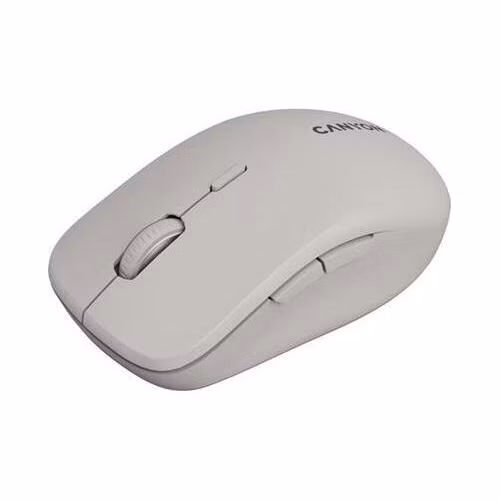 Canyon MW-12, 2v1 bezdrôtová optická myš Bluetooth / 2.4 GHz, tichá, 6 tlačidiel, 800/1200/1600/2400 DPI, béžová