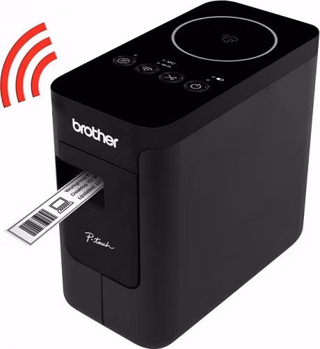 Tlačiareň štítkov BROTHER PT-P750W - 24 mm, TZe pásky, WIFI, profesionálna tlačiareň štítkov pre PC