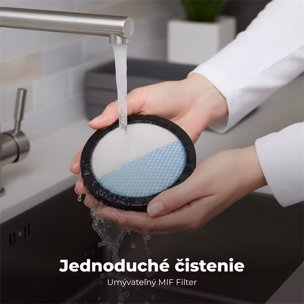 AENO Tyčový vysavač SC7, Turbo kefa s osvetlením, super výkonný 435 W, 2200mAh batéria, 60 min. prevádzky, LED displej