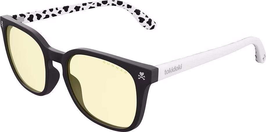 GUNNAR kancelářske/herní brýle  MOZZARELLA ONYX/LATTE jantarová skla BLF 65 GUNNAR focus