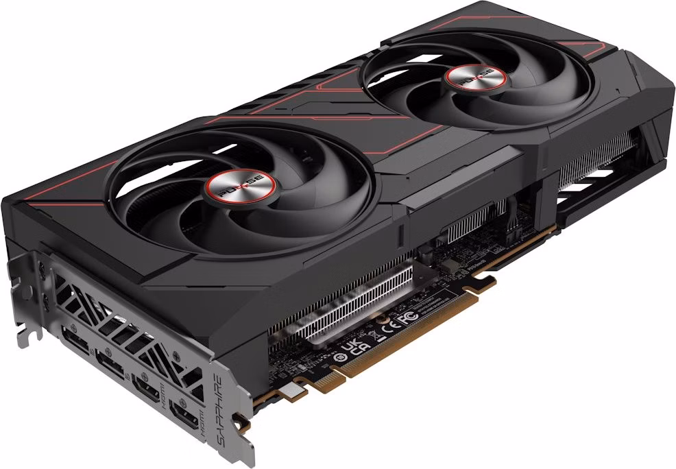 SAPPHIRE PULSE AMD RADEON RX 9070 GRE GAMING OC 12GB / 2x HDMI / 2x DP