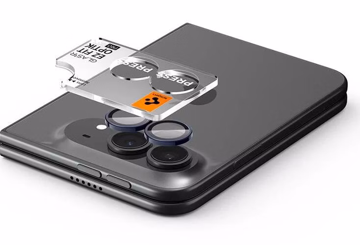 Spigen ochranné sklo GLAS.tR EZ Fit Optik Pro 2pack pre iPhone Duo - Black